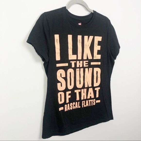 RASCAL FLATTS I Like the Sound of That Country Music Tee Women’s Size Medium - Picture 2 of 5